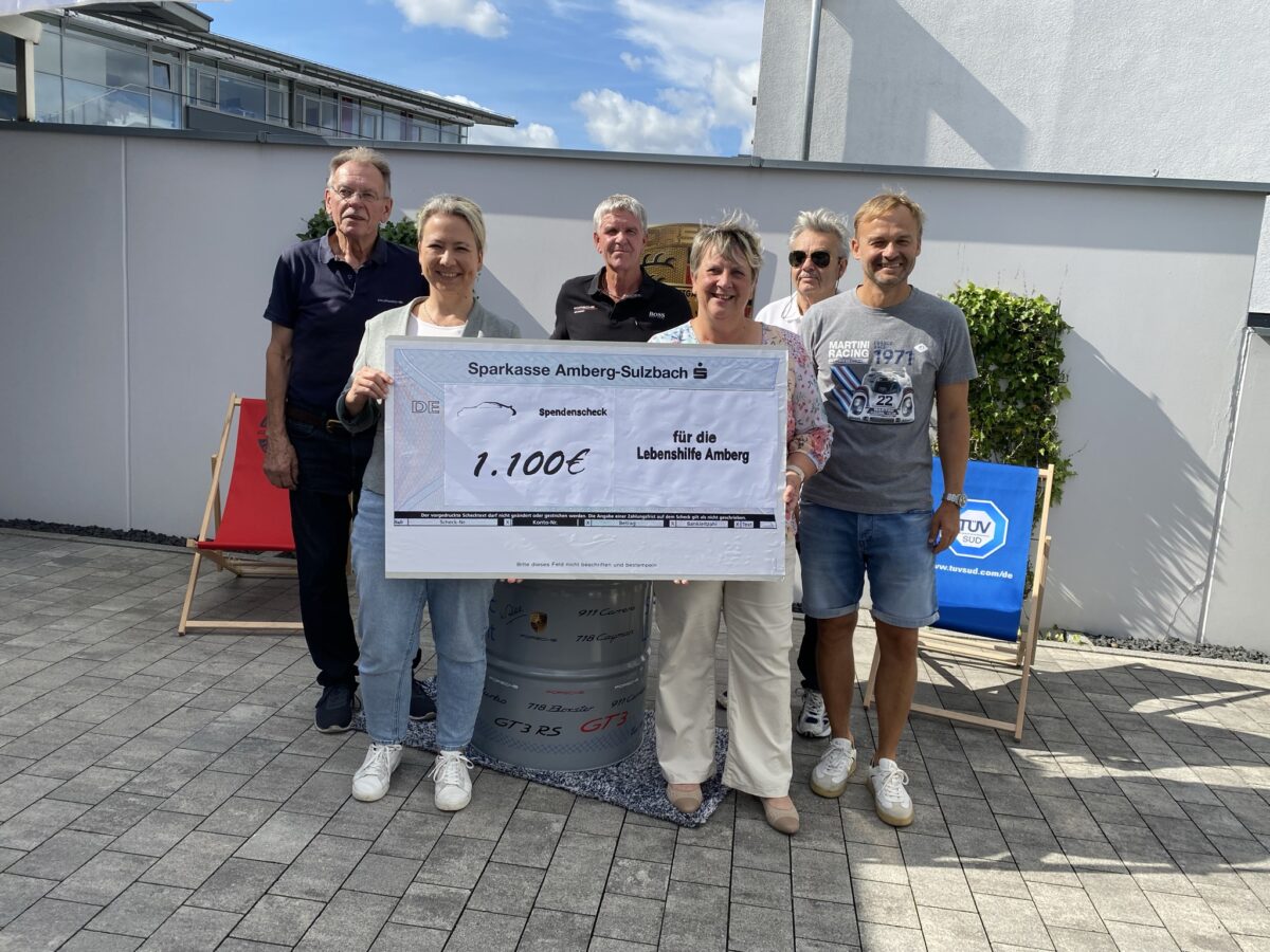 Klassikertreffen in Amberg bringt 1.100 Euro für Lebenshilfe