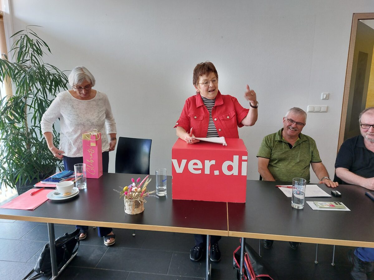 Kritik an Sozialreformen bei Ver.di-Senioren in Weiden