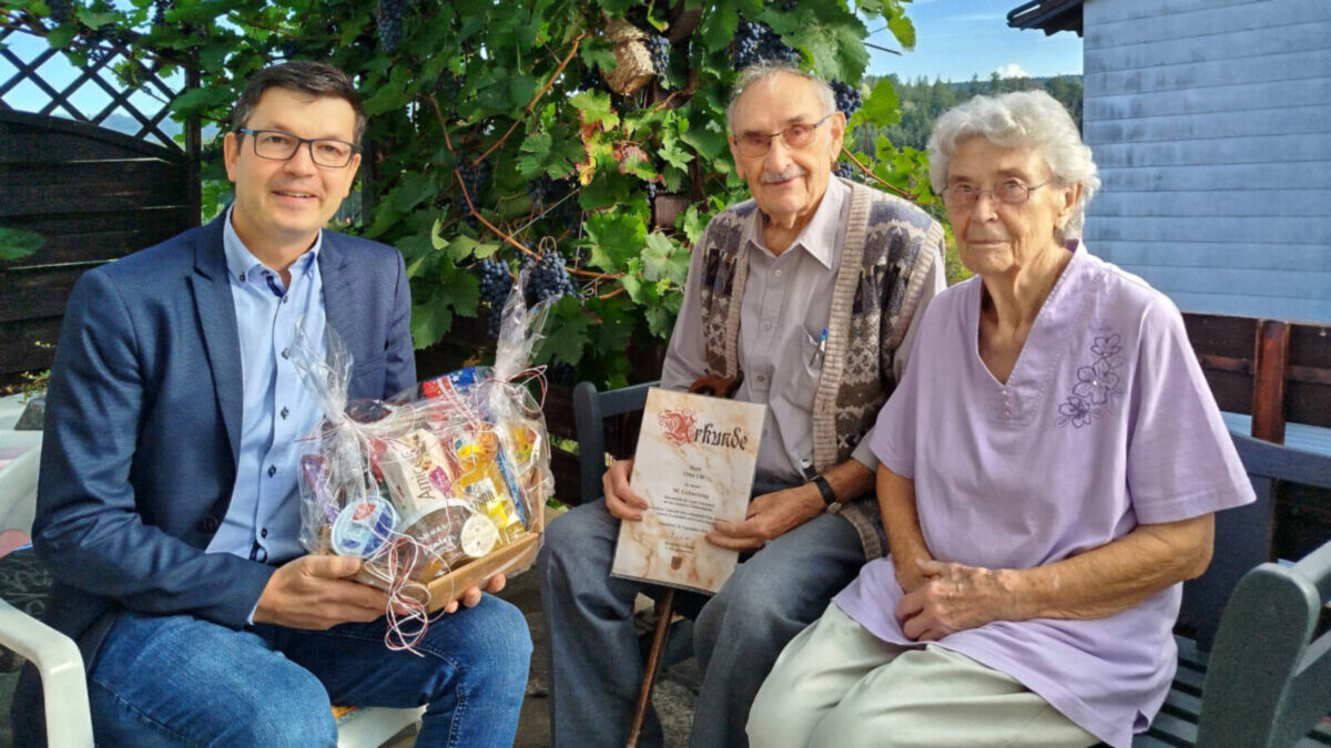 Otto Uhl feiert 90. Geburtstag in Erbendorf