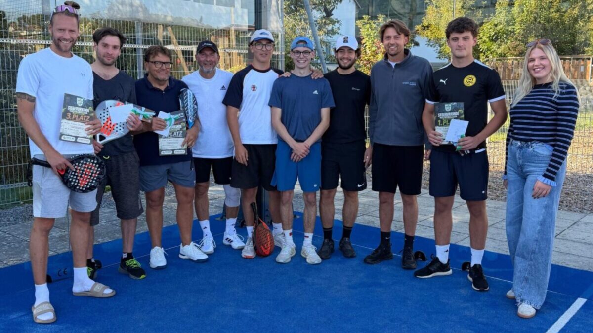 Spannende Ballwechsel und begeisterte Padel-Neulinge – Der 1. FC Rieden Padel-Champion-Cup 2026 war ein voller Erfolg
