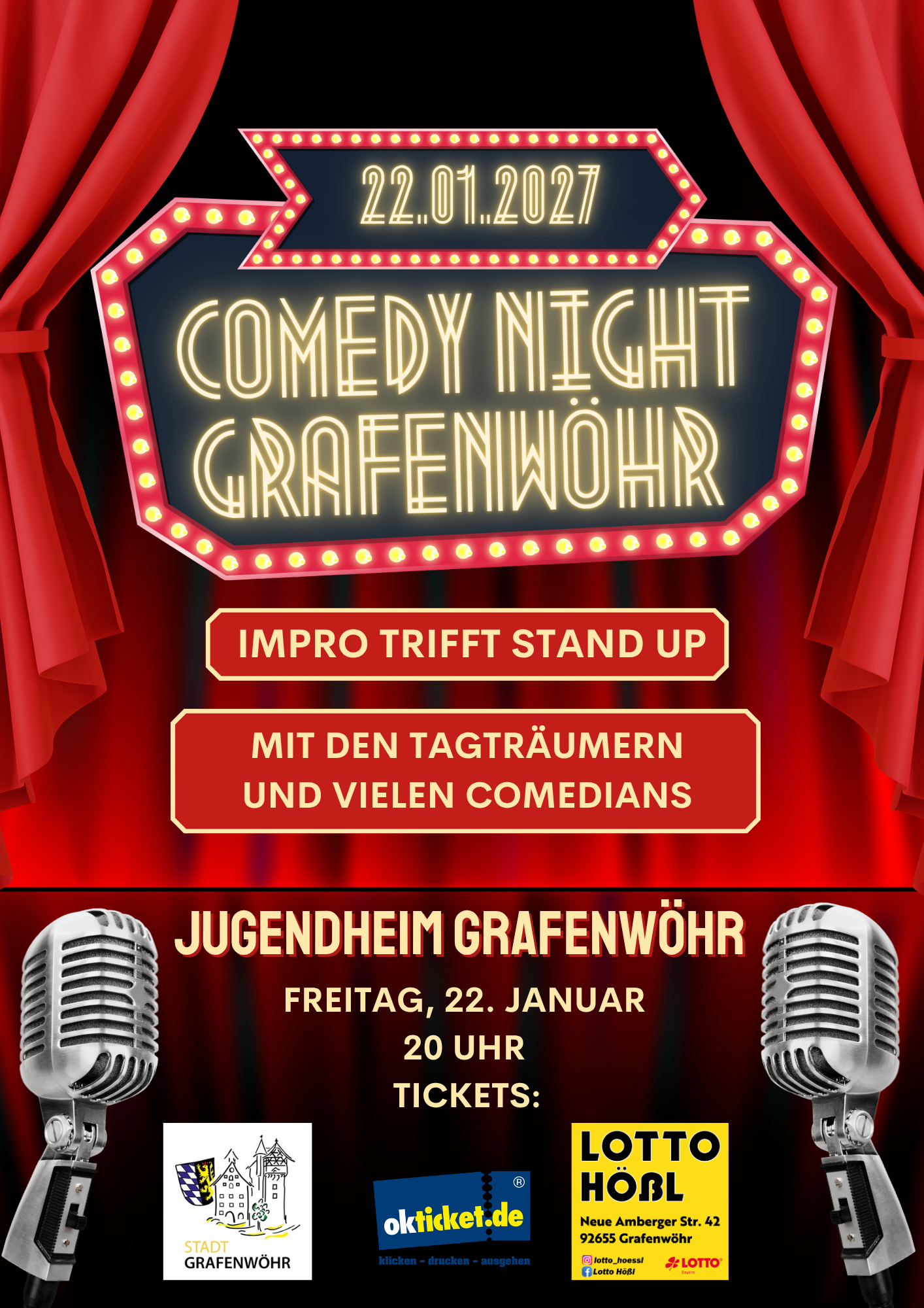Comedy Night Grafenwöhr - Impro trifft Stand-Up