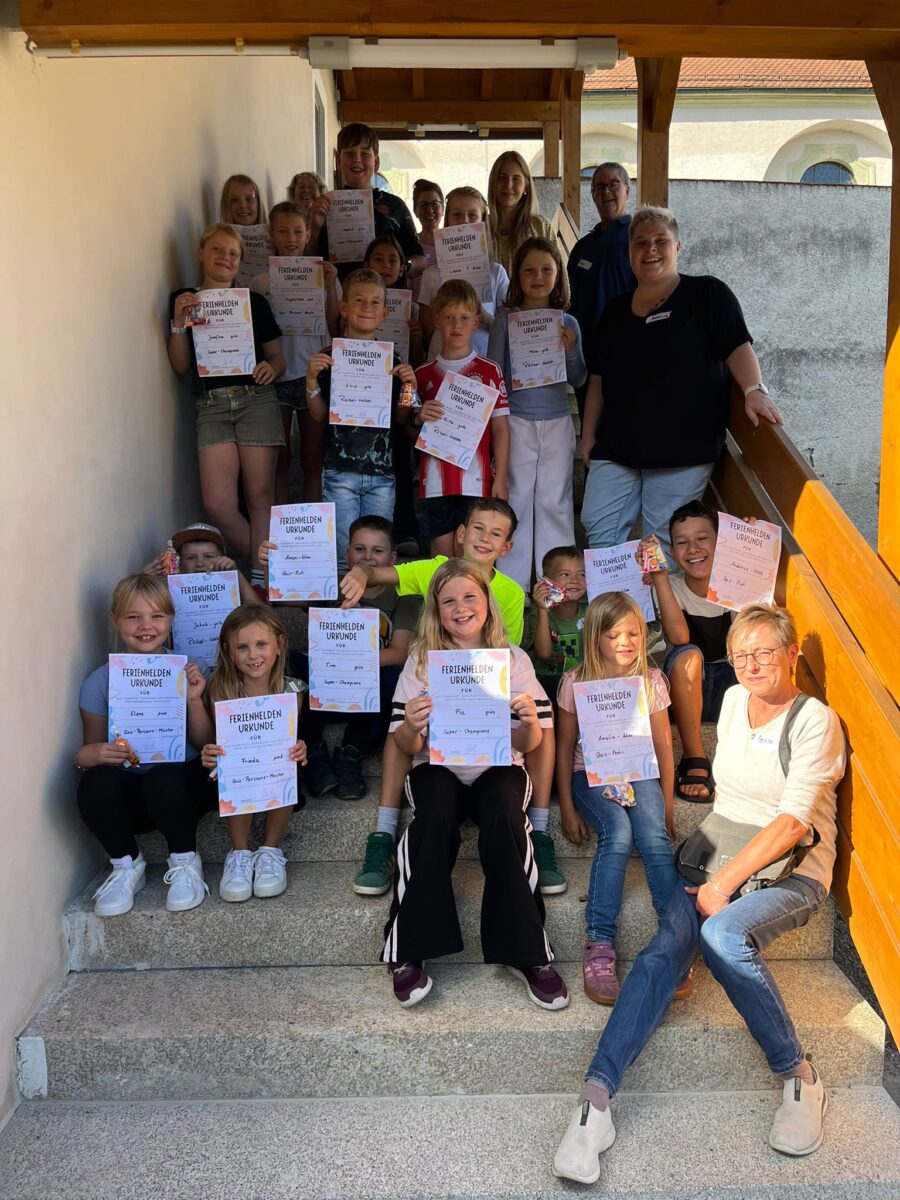 Quizparcours begeistert Kinder in Plößberg