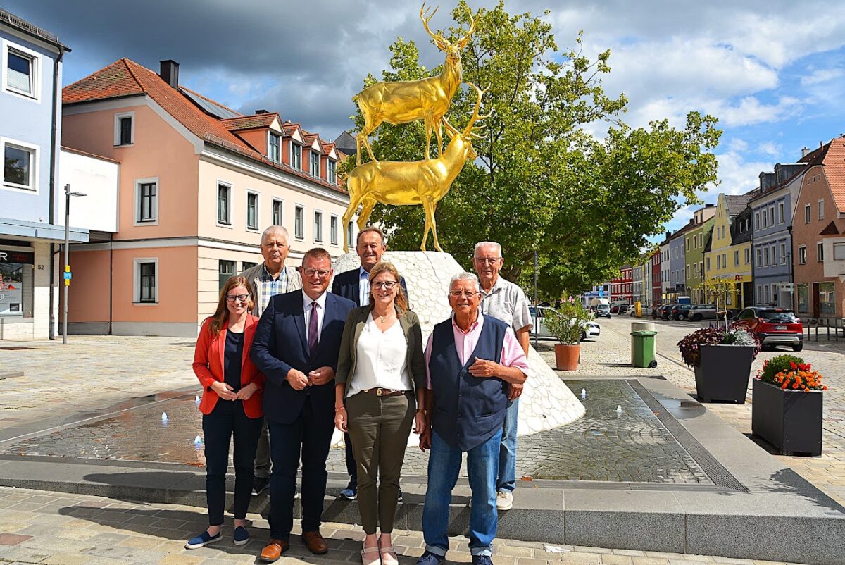 SPD-Fraktionschef Grießhammer besucht Bürgermeisterin Dietrich in Hirschau