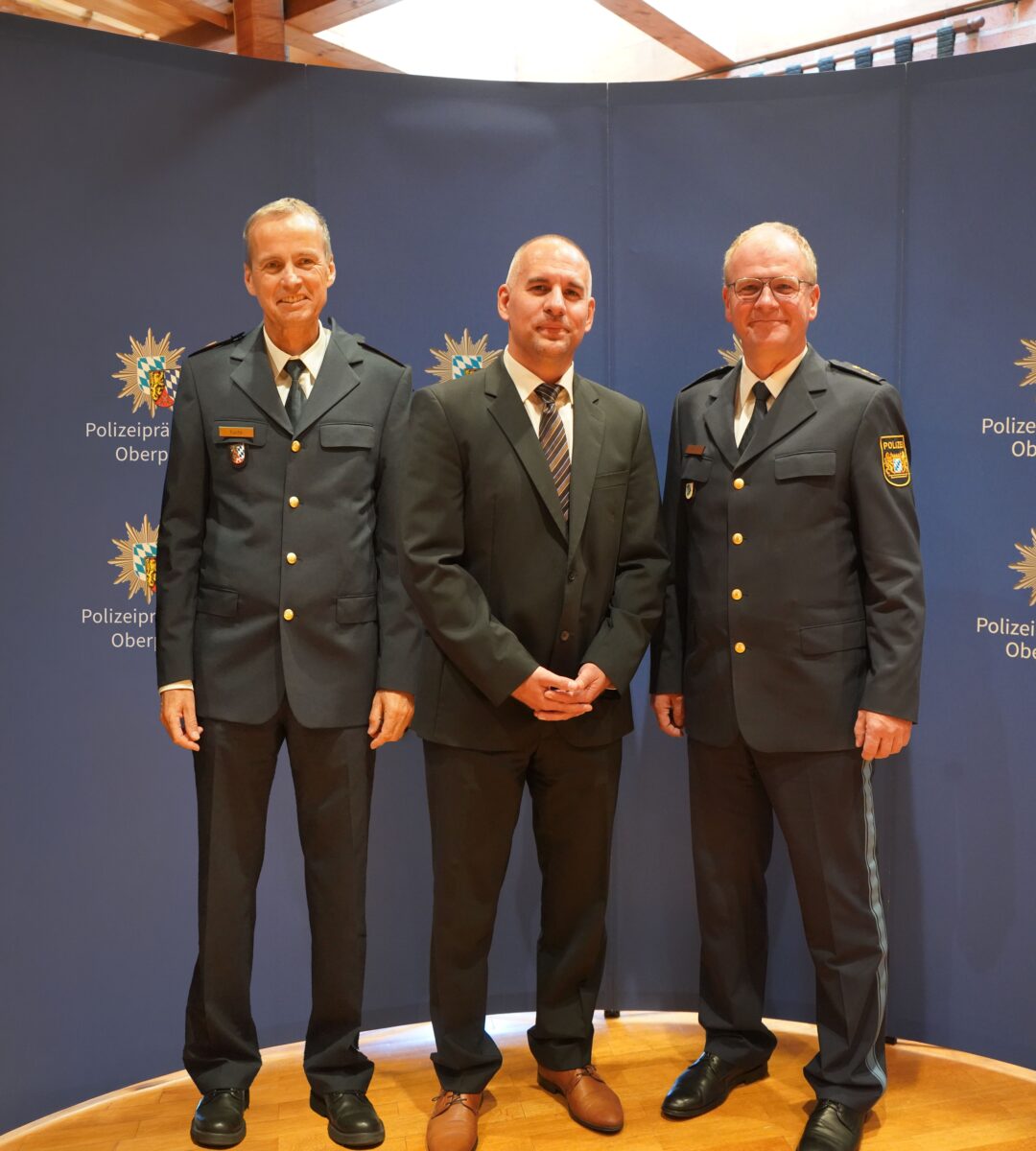 Wechsel an der Spitze: Andreas Schieder leitet Polizeiinspektion Weiden