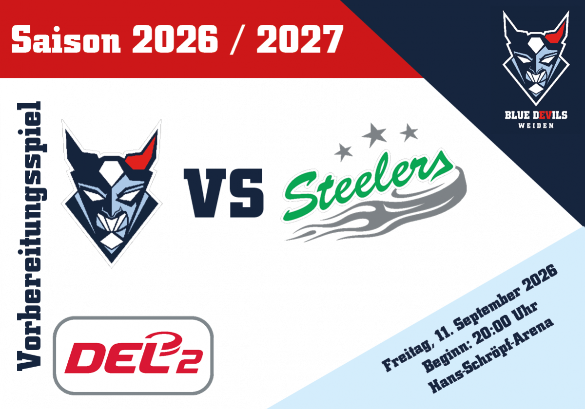 Showdown: Blue Devils Weiden vs. Bietigheim Steelers in Weiden