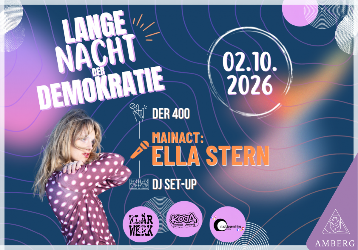 Vorschau: Ella Stern - Lange Nacht der Demokratie in Amberg
