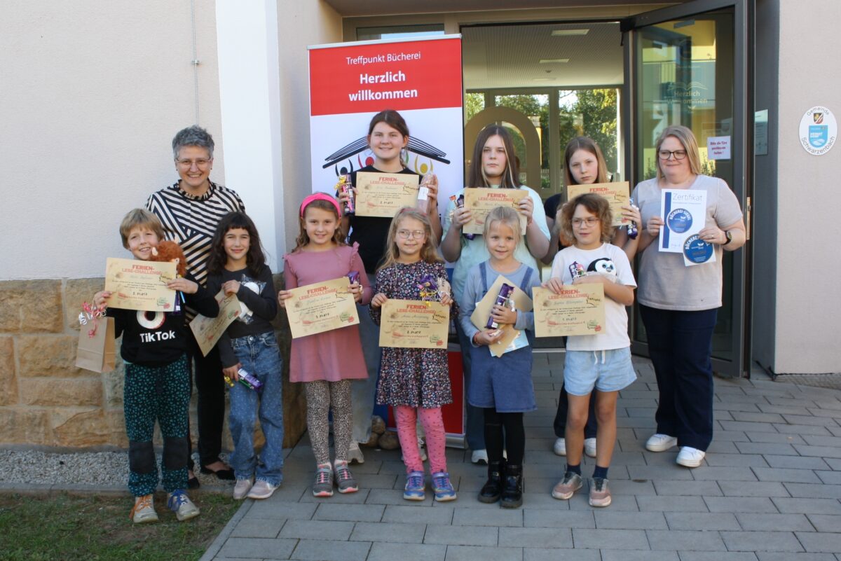 Lesefleiß und goldenes Siegel für Bücherei in Schwarzenbach