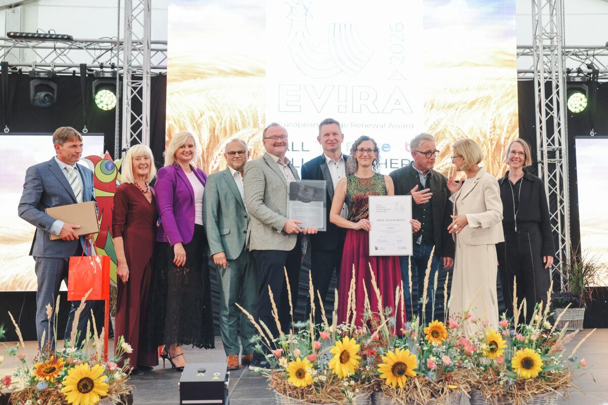 AOVE gewinnt Silber beim Europäischen Dorferneuerungspreis