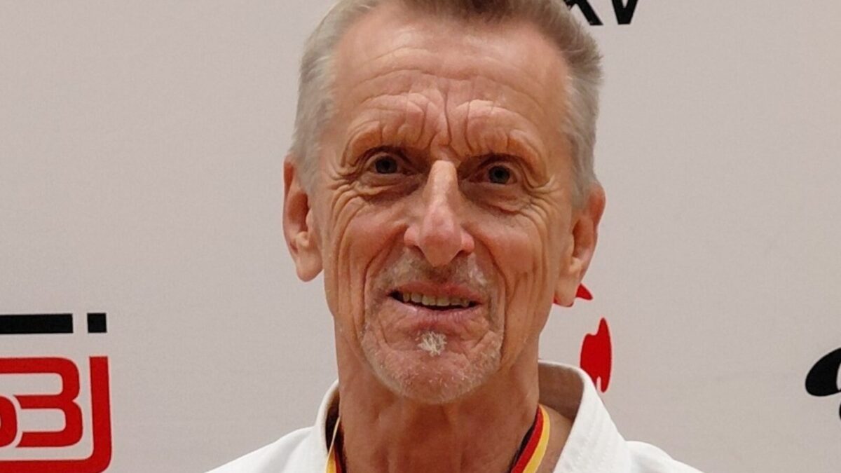 Karateka Dieter Baller überzeugte