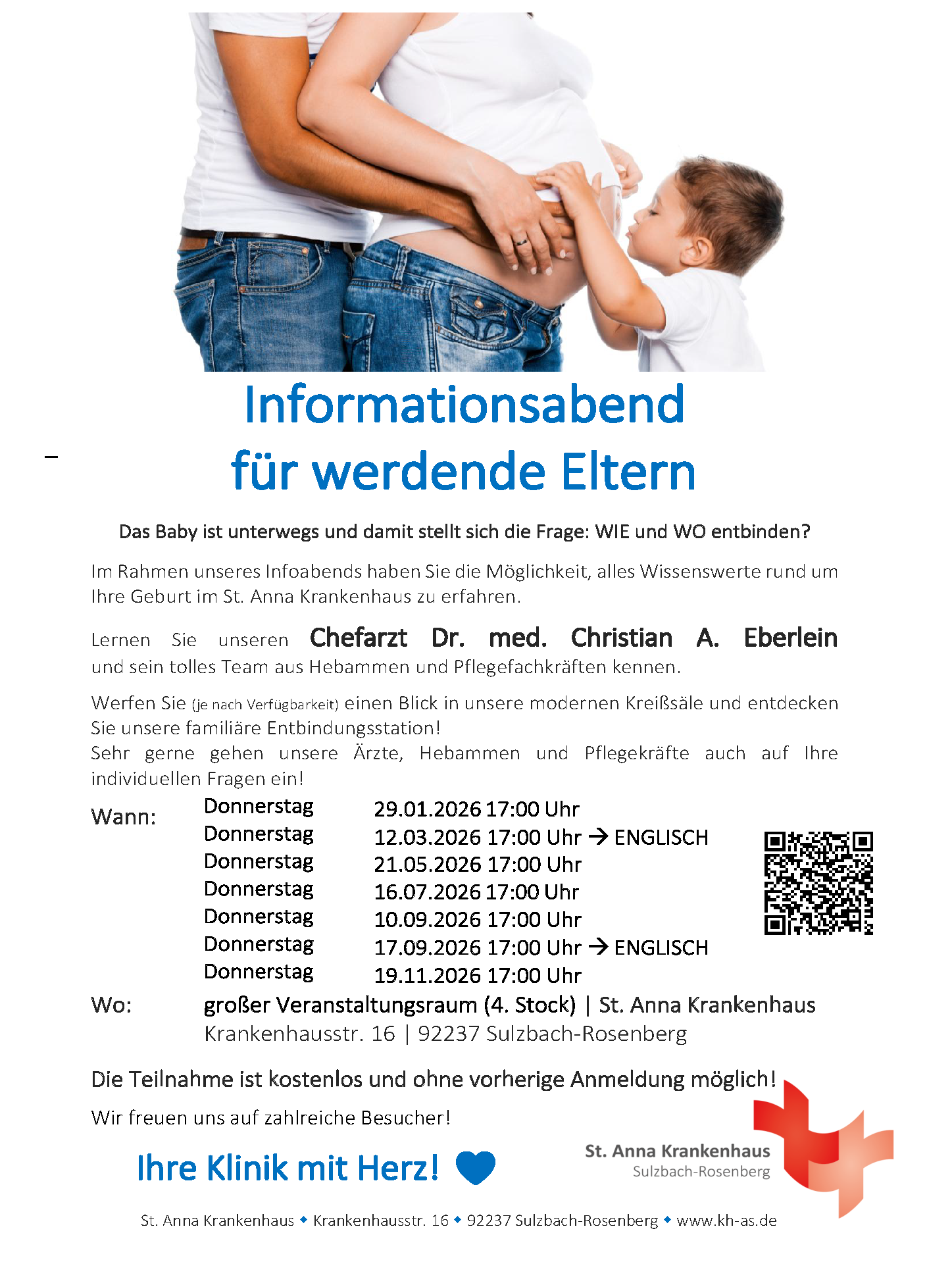 Informationsabend für werdende Eltern
