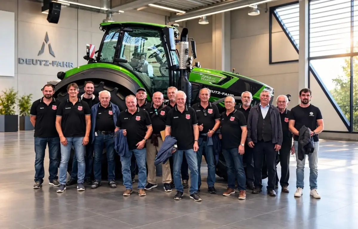 Wurzer Hogerer besuchen Deutz Fahr Werk in Lauingen