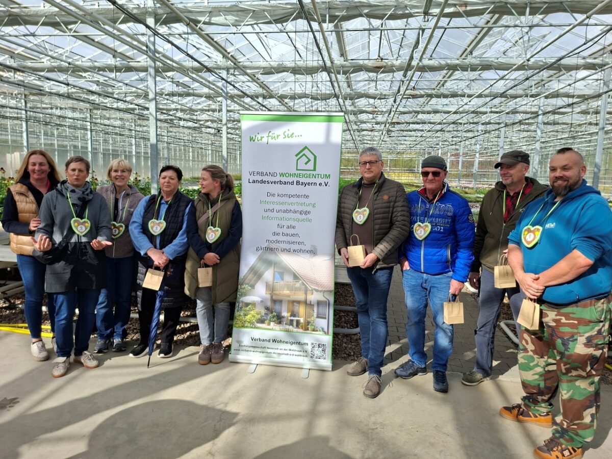 Neustädter Siedler treffen sich in der Gärtnerei Steinhilber