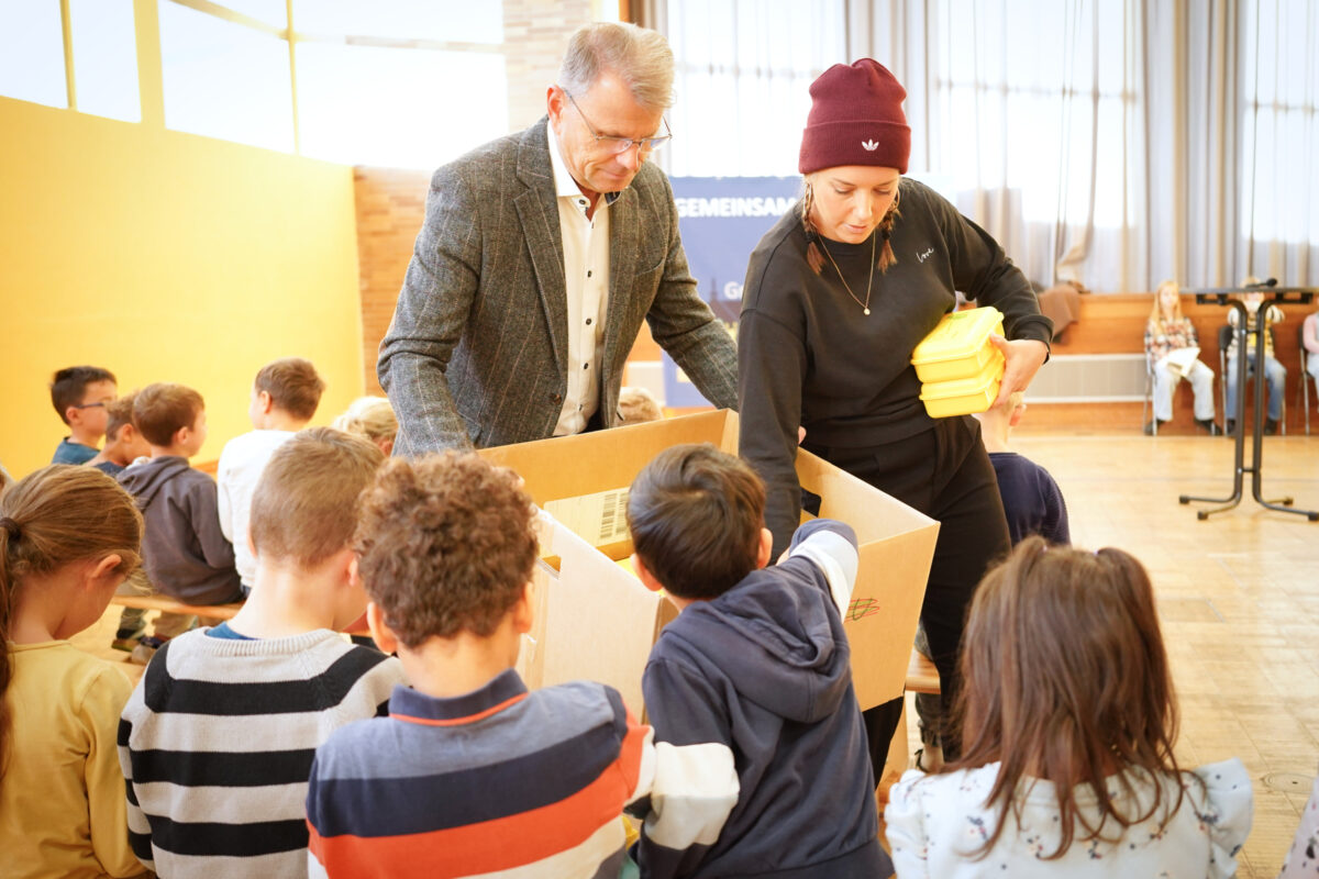 Öko-Modellregion verteilt zum sechsten Mal Bio-Brotboxen