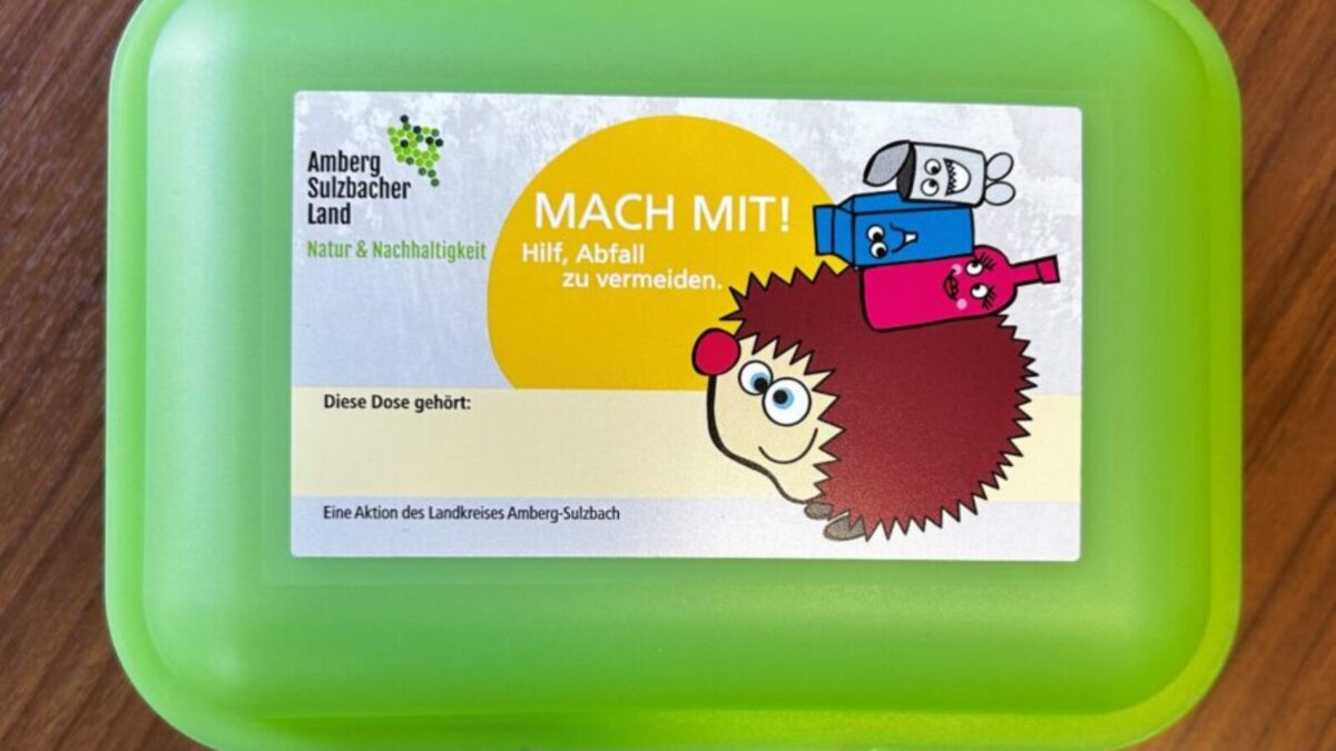Mehrweg ist erste Klasse an Grundschulen in Amberg-Sulzbach