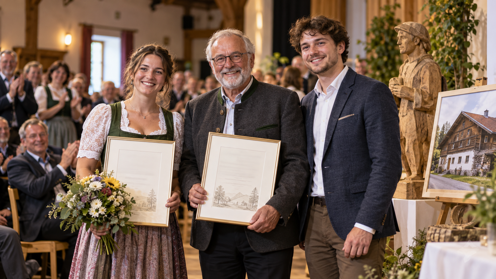 Bezirk Oberpfalz ehrt neun Preisträger in Plößberg