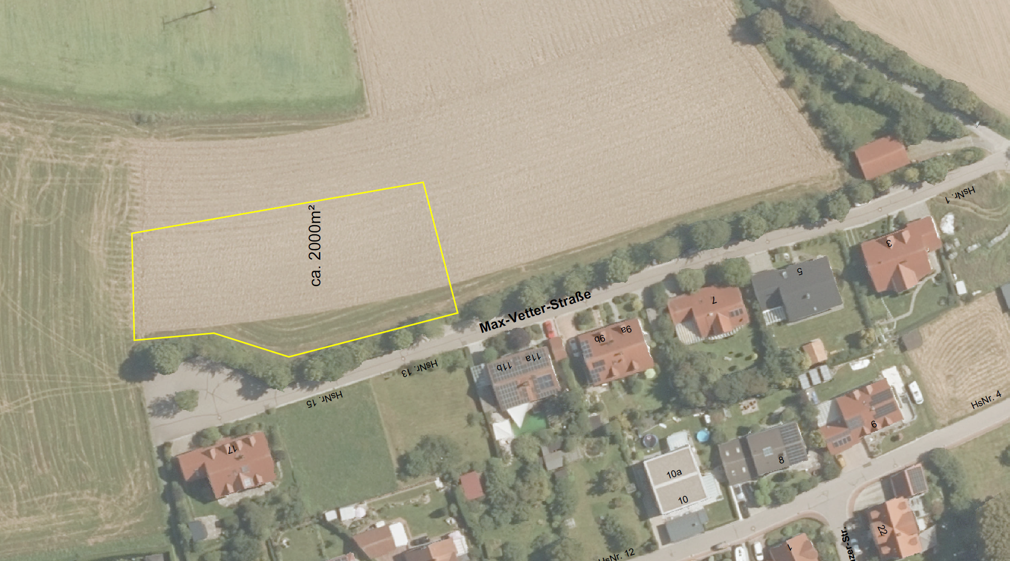 Bauland in Neustadt 2.000 Quadratmeter in der Max-Vetter-Straße