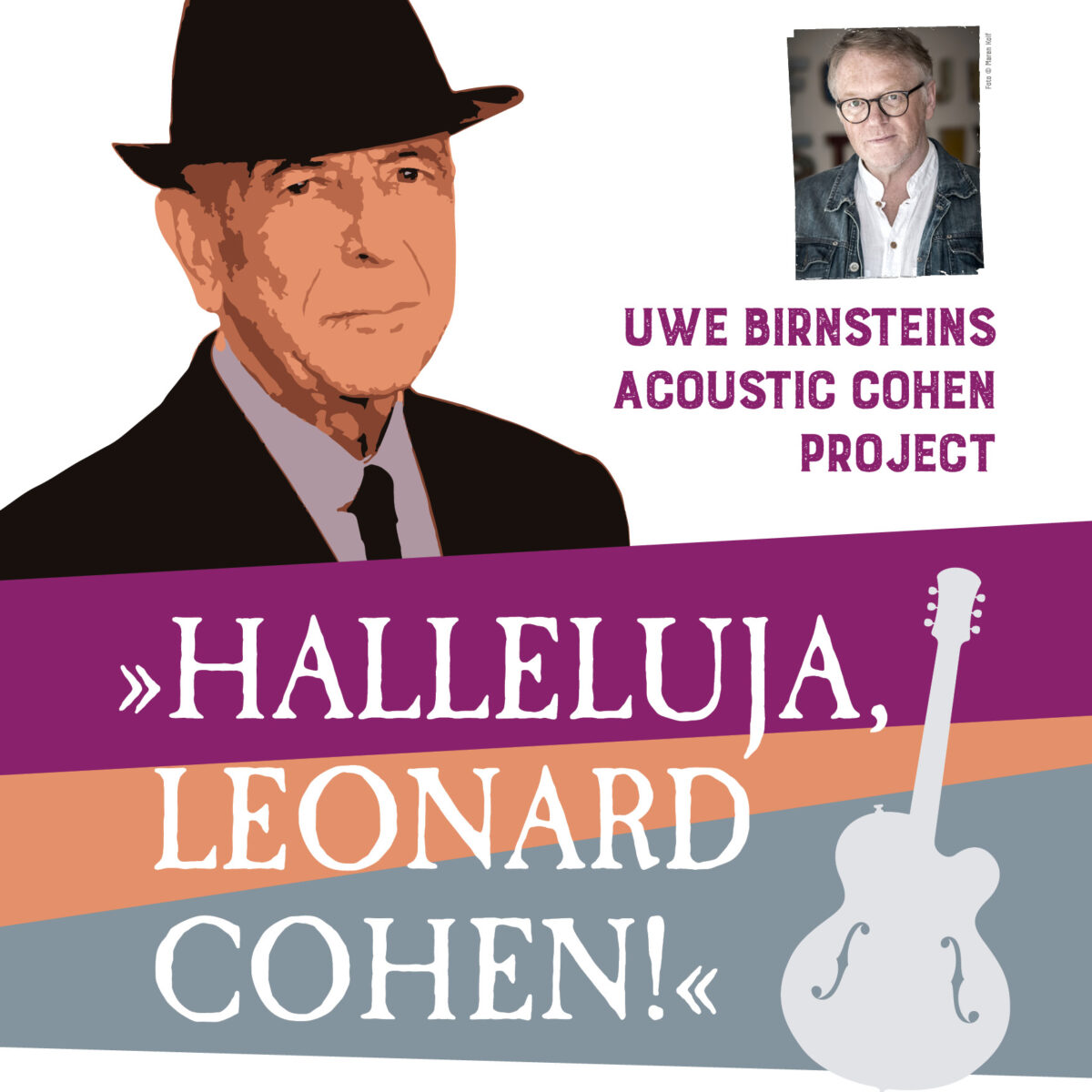 Konzertlesung mit Live-Musik: „Hallelujah, Leonard Cohen!“