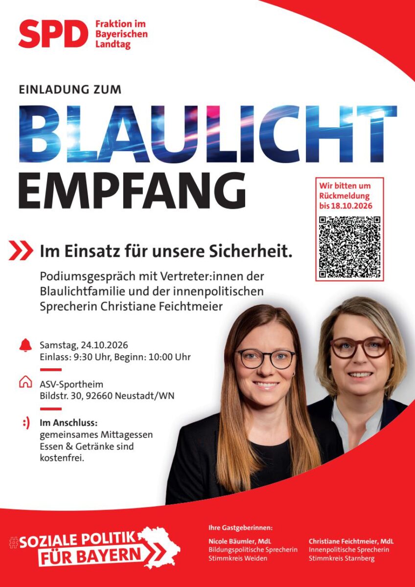 Blaulichtempfang der SPD-Landtagsfraktion
