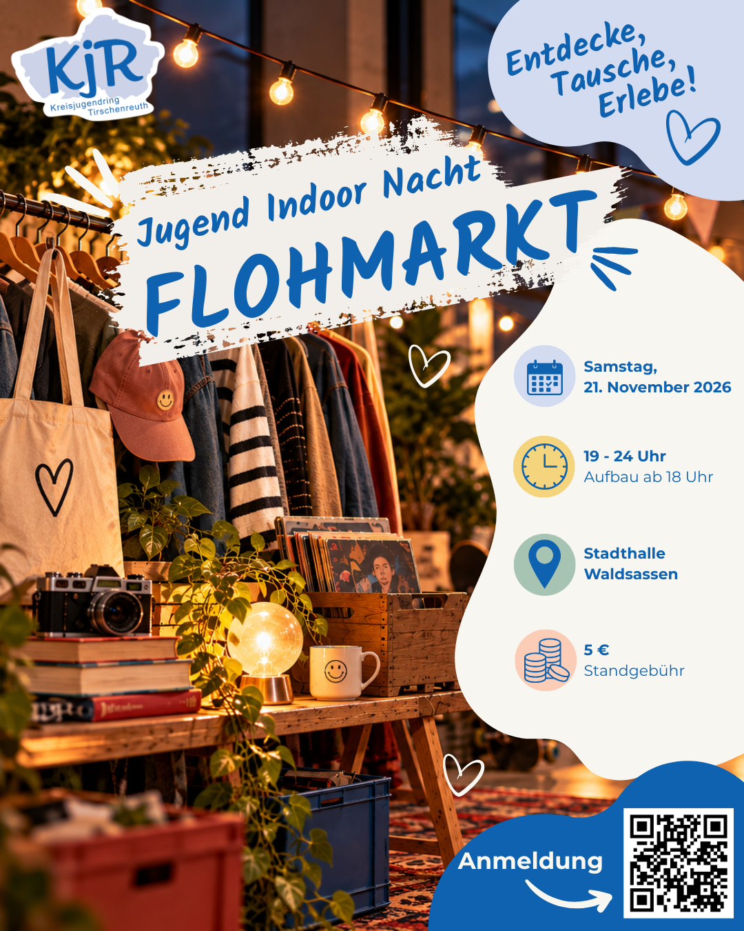 Indoor-Nachtflohmarkt