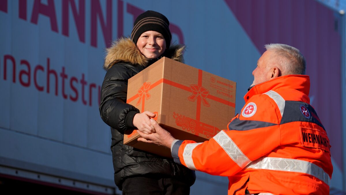 Johanniter-Weihnachtstrucker startet 2026 erneut in Ostbayern