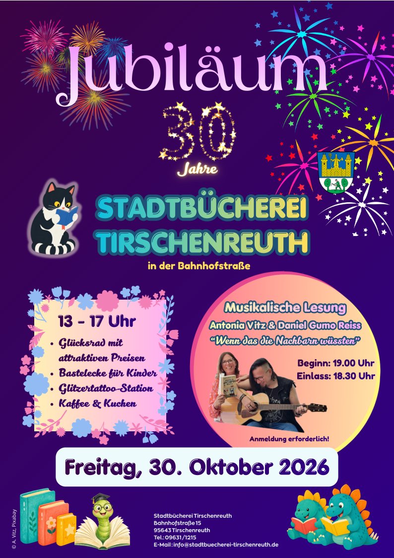 Großes Jubiläum - 30 Jahre Stadtbücherei