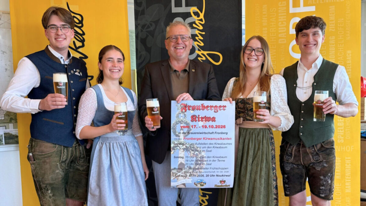 Kirwaverein Fronberg lädt Oberbürgermeister Feller zur Kirwa ein