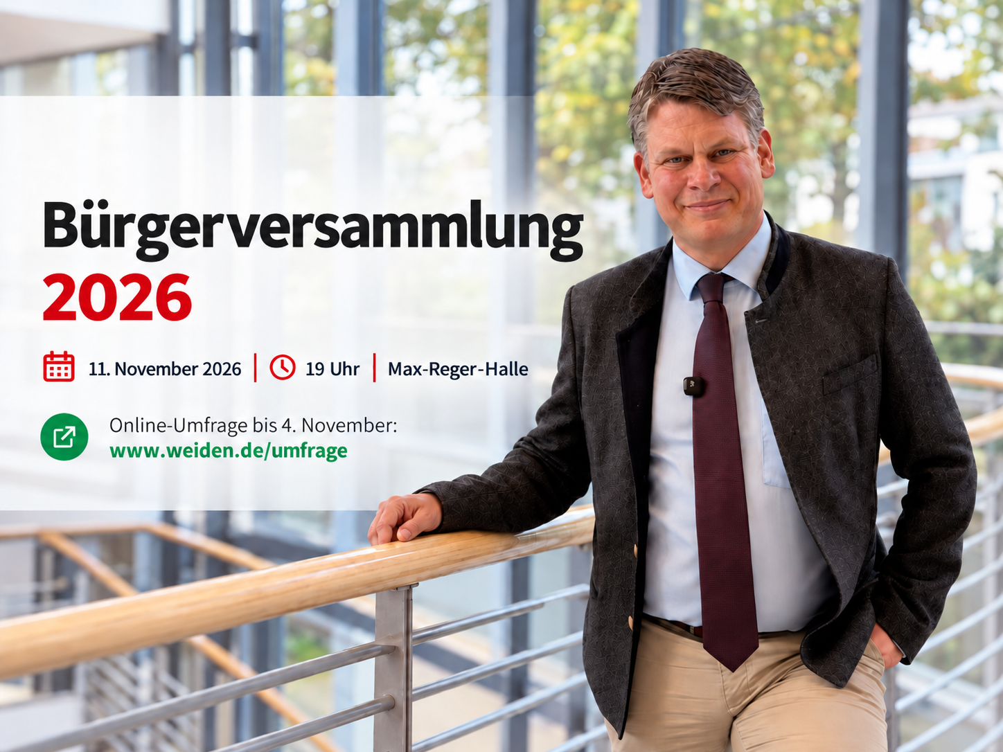 Kurz notiert: Weiden i.d.OPf. - Bürgerversammlung 2026