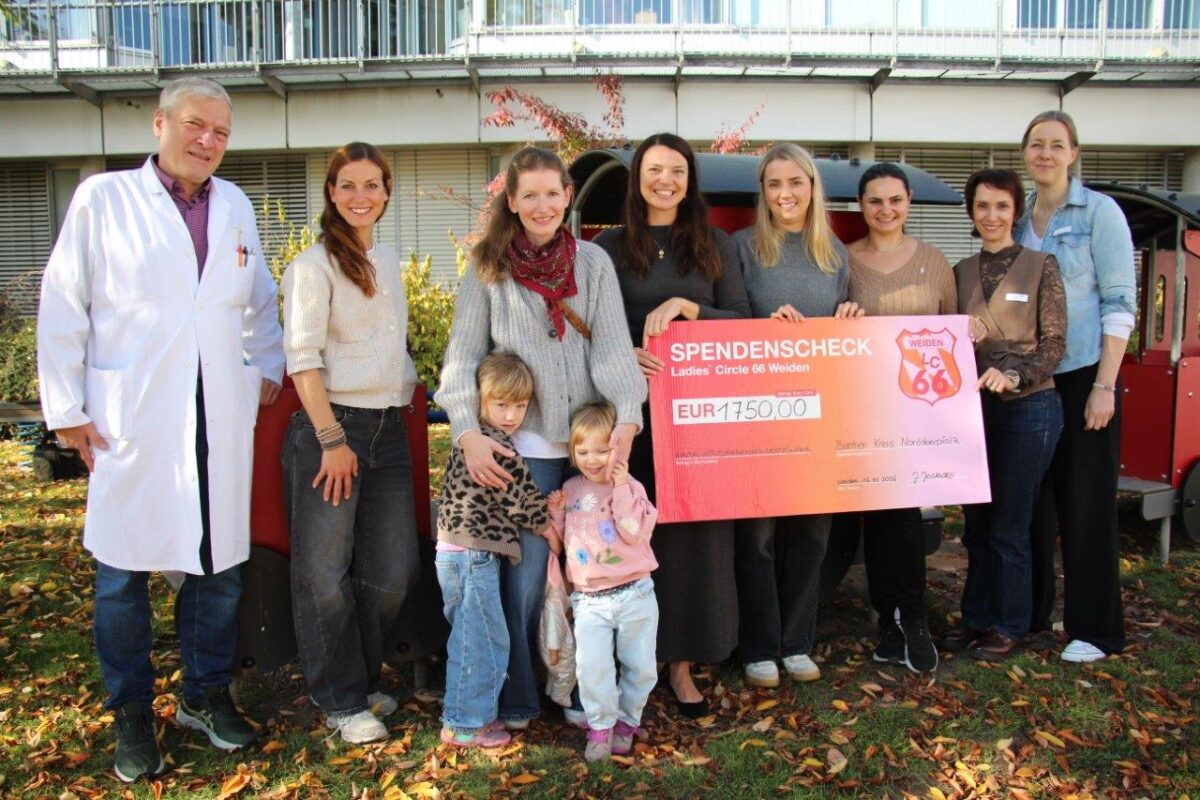 Ladies Circle 66 Weiden hilft kranken Kindern mit 1.750 Euro