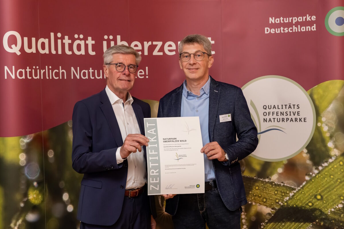 Naturpark Oberpfälzer Wald erstmals Qualitäts-Naturpark in Schwandorf