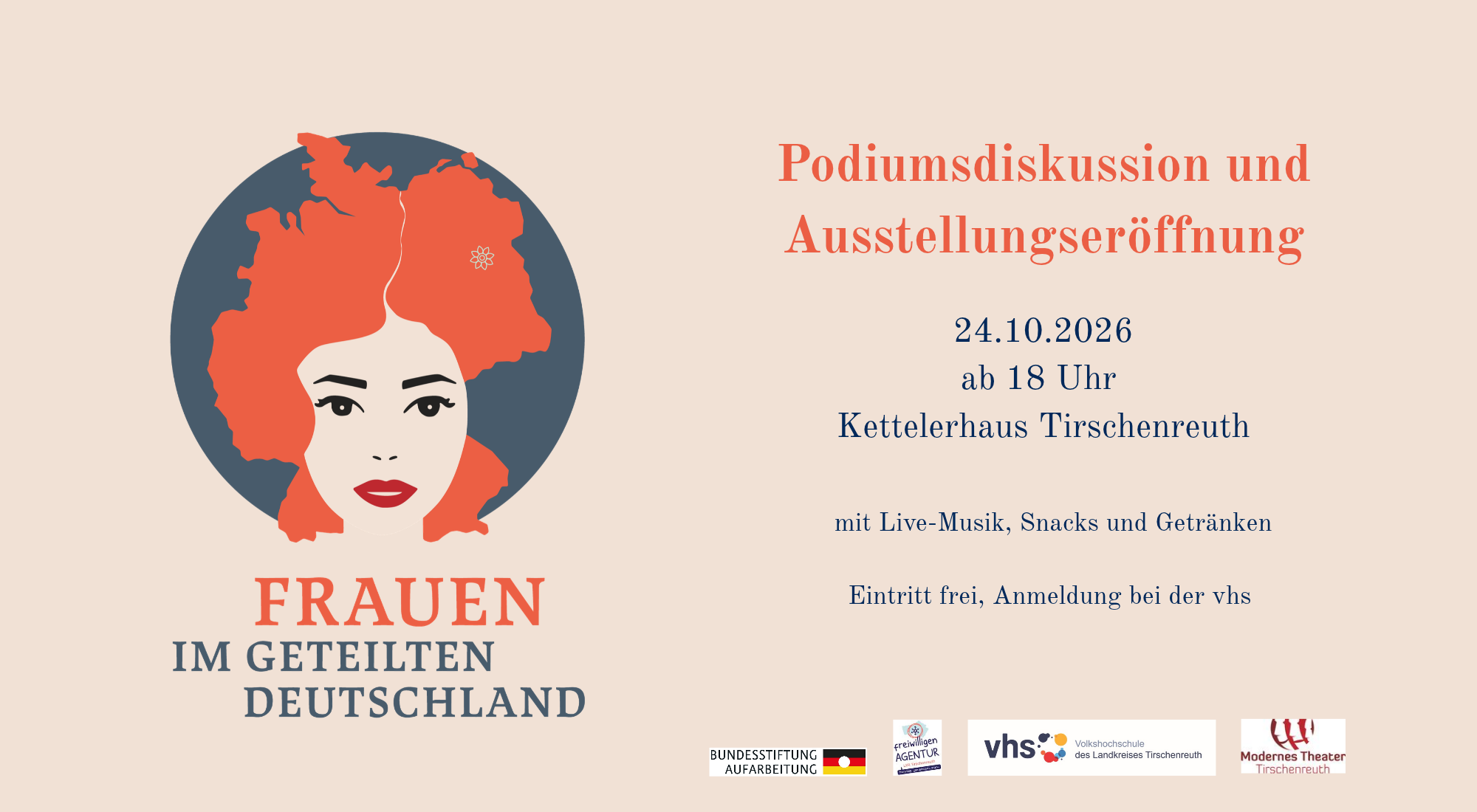 Podiumsdiskussion Frauen im geteilten Deutschland in Tirschenreuth