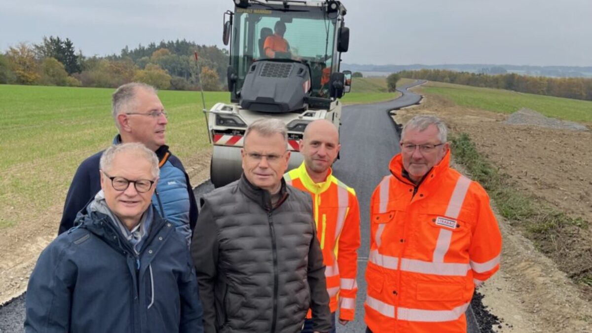 Radweg zwischen Windischeschenbach und Neustadt kurz vor Fertigstellung