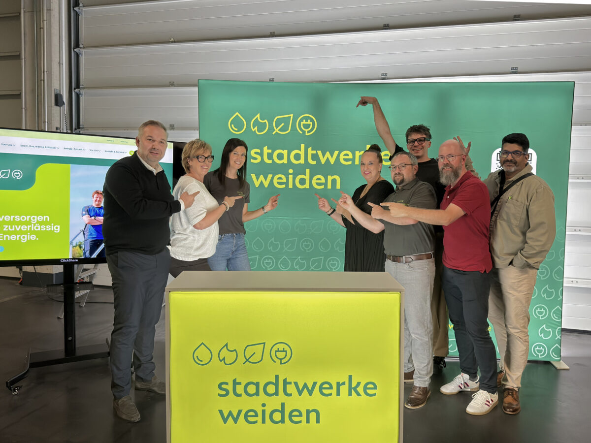 Stadtwerke Weiden zeigen Gesicht: Neuer Auftritt rückt Mitarbeiter in den Mittelpunkt
