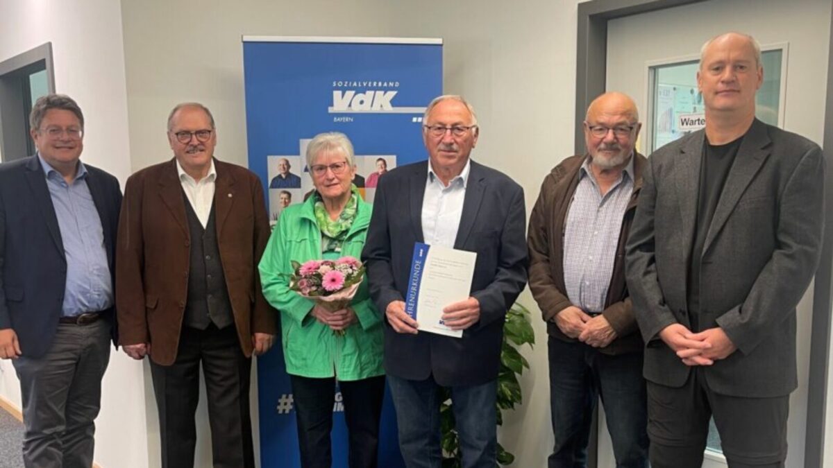 VdK ernennt Georg Brand zum Ehrenkreisvorsitzenden in Tirschenreuth