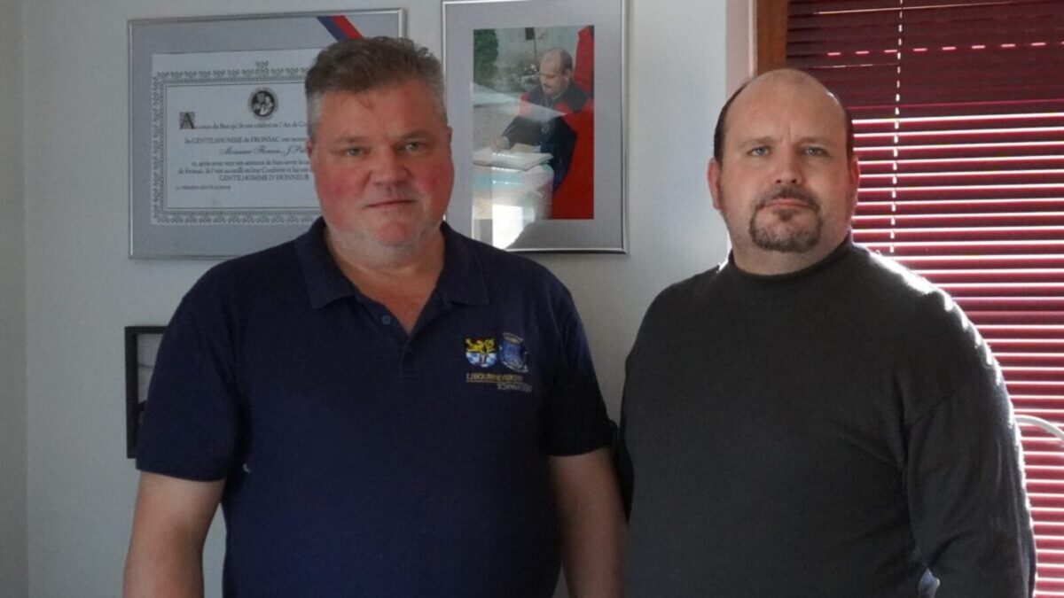 Verein aus Schwandorf zeigt Solidarität mit Libourne und Frankreich