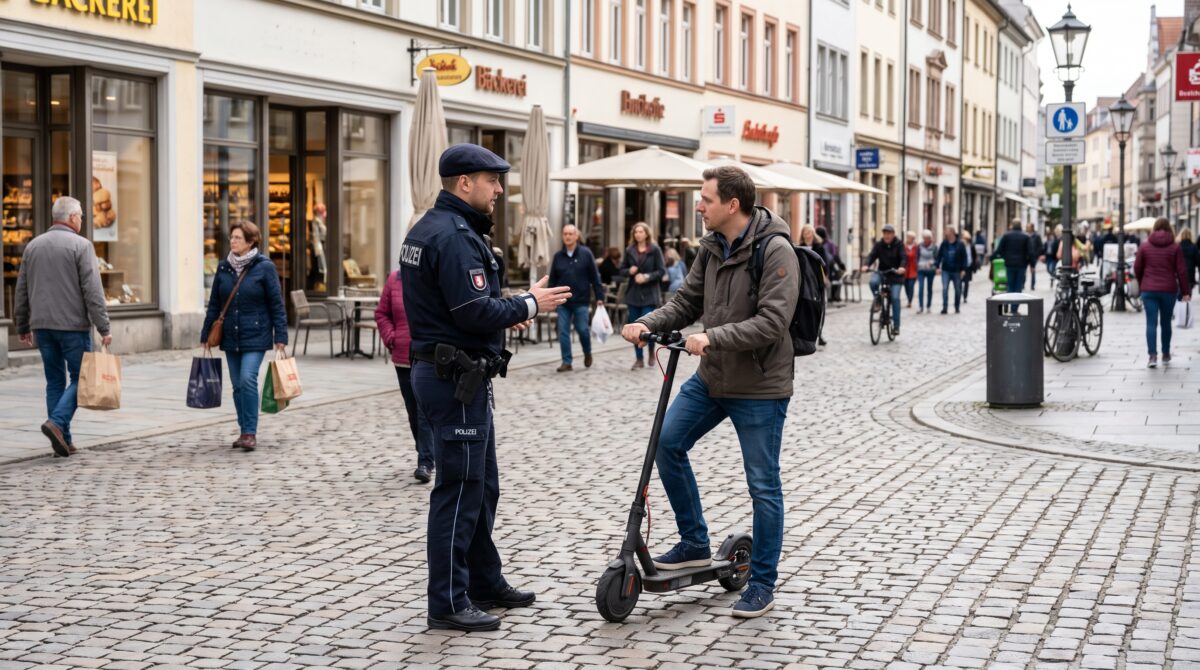 Amberg will E-Scooter aus der Fußgängerzone verbannen