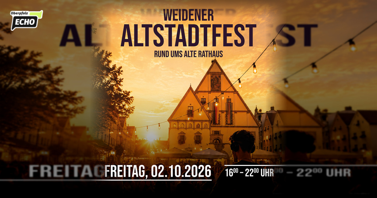 Das Altstadtfest bringt Weiden am 2. Oktober 2026 zum Leuchten