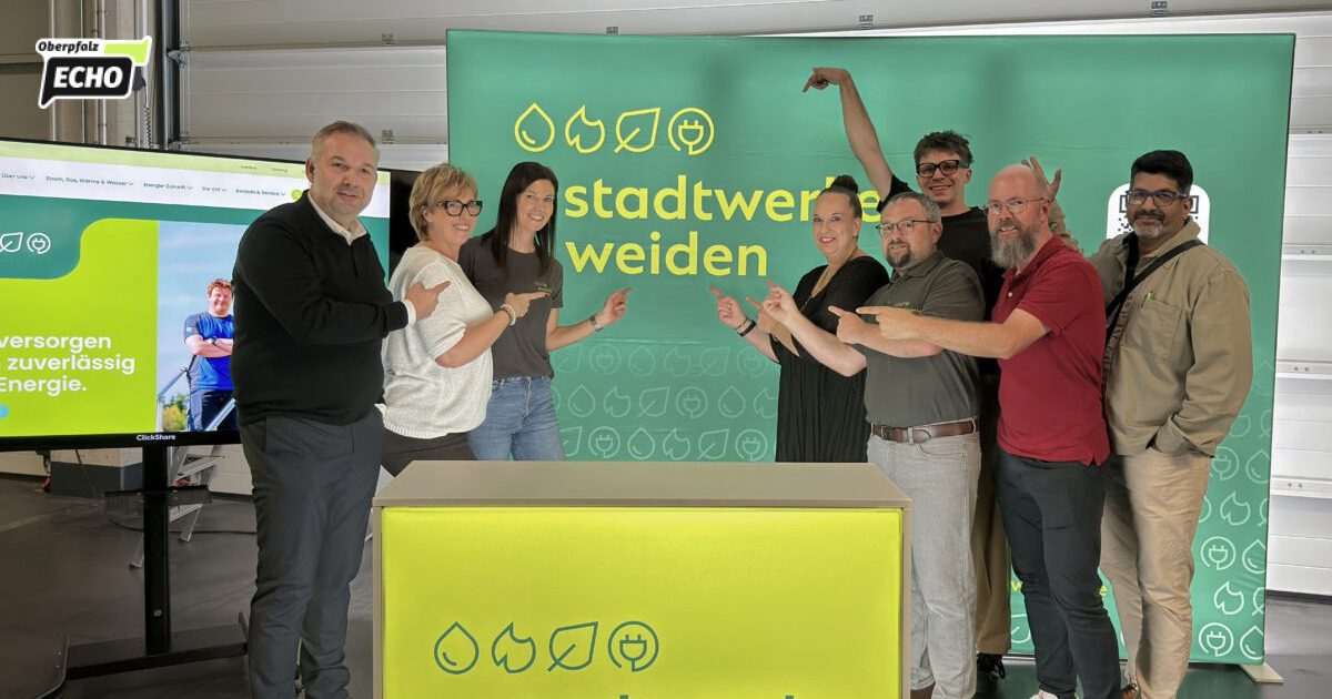 Stadtwerke Weiden zeigen Gesicht: Neuer Auftritt rückt Mitarbeiter in den ...